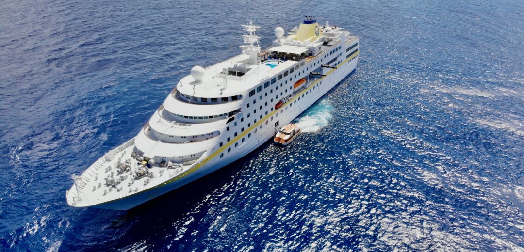 MS Hamburg Dohnen Luftaufnahme – Kreuzfahrt für Vierbeiner