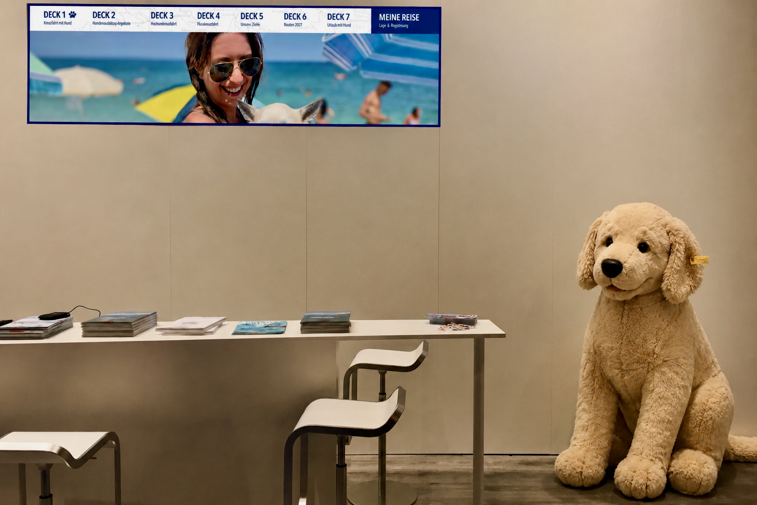 Unser Messestand Online Travel Agency Reisebüro auf der ITB Messe